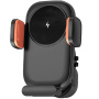 Suport Suport de aerisire auto cu încărcare wireless pentru iPhone - portocaliu-negru