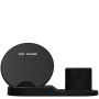 Stație de încărcare rapidă wireless, 3 în 1, pentru iPhone / Apple Watch / AirPods - negru