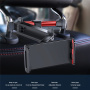 Suport auto reglabil pentru tetieră iPhone / iPad până la 11" - negru