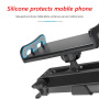 Suport auto reglabil pentru tetieră iPhone / iPad până la 11" - negru