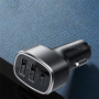 Încărcător auto Yesido Y47 cu porturi USB-C / 2x USB-A - 49W - negru
