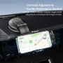 Suport auto ESSAGER T7 pentru grila de ventilație, parbriz și bord cu încărcare wireless pentru iPhone - negru