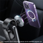 Suport auto magnetic Yesido C292 pentru parbriz și bord cu încărcare wireless pentru iPhone - negru