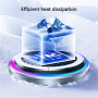 Suport auto magnetic Yesido C292 pentru parbriz și bord cu încărcare wireless pentru iPhone - negru