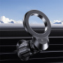 Suport auto magnetic USAMS US-ZJ075 pentru grila de ventilație, compatibil iPhone - negru
