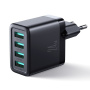 Adaptor de încărcare JOYROOM JR-TCN03 cu 4 porturi USB-A - 24W - negru