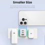 Adaptor încărcare rapidă GaN USAMS US-CC180 cu porturi 2x USB-C / USB-A - 65W - negru