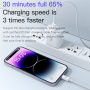 Adaptor încărcare rapidă TOTUDESIGN HC-1 cu port USB-C - 20W - alb
