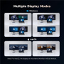 Hub UGREEN CM880 7 în 1 - 2x HDMI / 3x USB-C / 2x USB-A la USB-C pentru MacBook - gri închis