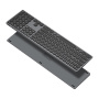Tastatură Bluetooth wireless DUX DUCIS cu secțiune numerică - gri închis