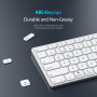 Tastatură Bluetooth wireless DUX DUCIS cu secțiune numerică - argintiu
