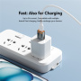 Reducție de încărcare și date ESSAGER - USB-C la USB-A - gri închis