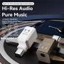 Mini adaptor audio - jack de 3,5 mm la USB-C - gri