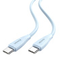 Cablu de încărcare și date USAMS US-SJ716 - USB-C la USB-C - 1 m - albastru