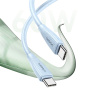 Cablu de încărcare și date USAMS US-SJ716 - USB-C la USB-C - 1 m - albastru