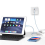 Cablu de încărcare și date USAMS US-SJ717 - USB-C la Lightning - 1 m - alb