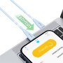 Cablu de încărcare și date USAMS US-SJ717 - USB-C la Lightning - 1 m - alb