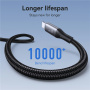 Cablu de încărcare și date împletit JOYROOM S-A28 - USB-A la Lightning - 1 m - negru