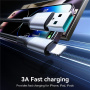 Cablu de încărcare și date împletit JOYROOM S-A28 - USB-A la Lightning - 2 m - alb
