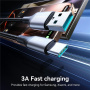 Cablu de încărcare și date împletit JOYROOM S-A28 - USB-A la USB-C - 1 m - negru
