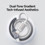 Cablu de încărcare și date USAMS US-SJ757 bicolor împletit - USB-C la USB-C - 1,2 m - verde-violet