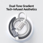 Cablu de încărcare și date USAMS US-SJ757 împletit în două culori - USB-C la Lightning - 1,2 m - verde/violet