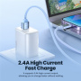 Cablu de încărcare și date Toocki TQ-X55 - USB-A la Lightning - 1 m - albastru