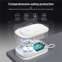 Încărcător wireless 3 în 1 T5 MagSafe pentru iPhone / Apple Watch / AirPods - 15W - Alb