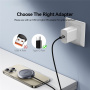 Încărcător wireless ESSAGER ES-WC11 Qi2 MagSafe pentru iPhone / AirPods - 15W - gri închis