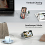 Încărcător wireless 3 în 1 MagSafe YM-T1 pentru iPhone / Apple Watch / AirPods - 15W - gri închis