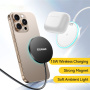 Încărcător wireless ESSAGER ES-WC19 MagSafe cu iluminare pentru iPhone / AirPods - 15W - negru
