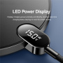 Încărcător wireless cu display ESSAGER ES-WC15 pentru iPhone - 15W - negru