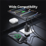 Set adaptor USAMS CC264 cu port USB-C și cablu integrat USB-C - 30W - 1,2 m - alb