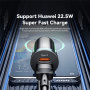 Încărcător auto ESSAGER ES-CC12 cu porturi USB-C / USB-A - 30W - negru