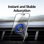 Suport auto magnetic USAMS ZJ081 pentru grila de ventilație iPhone - albastru-negru