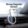 Suport auto magnetic USAMS ZJ081 pentru grila de ventilație iPhone - albastru-negru