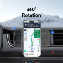 Suport auto magnetic USAMS ZJ081 pentru grila de ventilație iPhone - albastru-negru