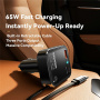 ESSAGER F760 Set încărcător auto cu porturi USB-C / USB-A și cablu retractabil USB-C - 65W - 0,6 m - negru