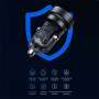 Încărcător auto USAMS US-CC175 cu porturi USB-C / USB-A - 45W - negru