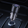 Încărcător auto USAMS US-CC176 cu porturi USB-C / USB-A - 95W - negru