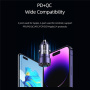 Încărcător auto USAMS US-CC208 cu porturi USB-C / USB-A - 60W - negru