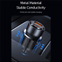 Încărcător auto USAMS US-CC208 cu porturi USB-C / USB-A - 60W - negru