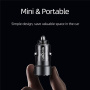Încărcător auto USAMS US-CC208 cu porturi USB-C / USB-A - 60W - negru