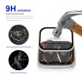 Rurihai sticlă securizată cu ramă din plastic pentru Apple Watch 46mm - starlight