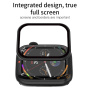 Rurihai sticlă securizată cu ramă de plastic pentru Apple Watch 42mm (Seriile 10 / 11) - negru