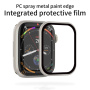 Rurihai sticlă securizată cu ramă din plastic pentru Apple Watch 41mm - starlight