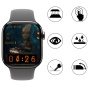 Folie de sticlă securizată cu ramă neagră pentru Apple Watch 46mm - 2 buc