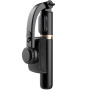CYKE Q08 buzunar Bluetooth selfie stick / trepied cu stabilizator - negru