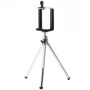 Stativ / trepied din aluminiu, cu picioare telescopice, pentru iPhone - argintiu