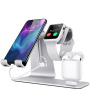 Bestand 3in1 suport de andocare pentru iPhone / Apple Watch / AirPods - argintiu